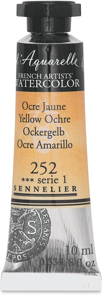 SENNELIER FRENCH ARTIST WATER COLOUR 10 ML SR 1 YELLOW OCHRE (252)