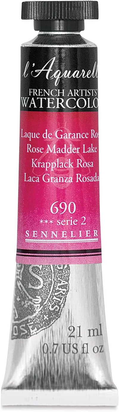 SENNELIER FRENCH ARTIST WATER COLOUR 10 ML SR 2 ROSE MADDER LAKE (690)