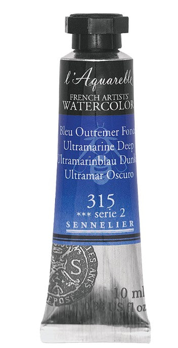 SENNELIER FRENCH ARTIST WATER COLOUR 10 ML SR 2 ULTRAMARINE DEEP (315)