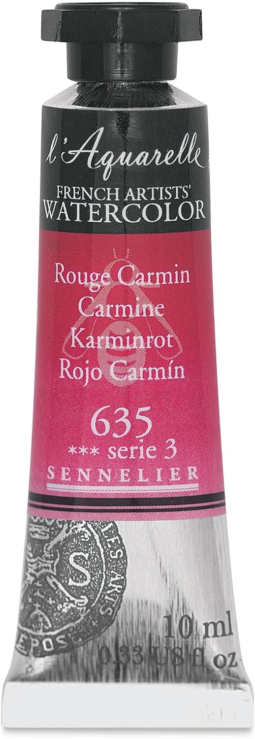 SENNELIER FRENCH ARTIST WATER COLOUR 10 ML SR 3 CARMINE (635)