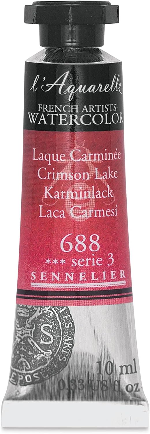 SENNELIER FRENCH ARTIST WATER COLOUR 10 ML SR 3 CRIMSON LAKE (688)