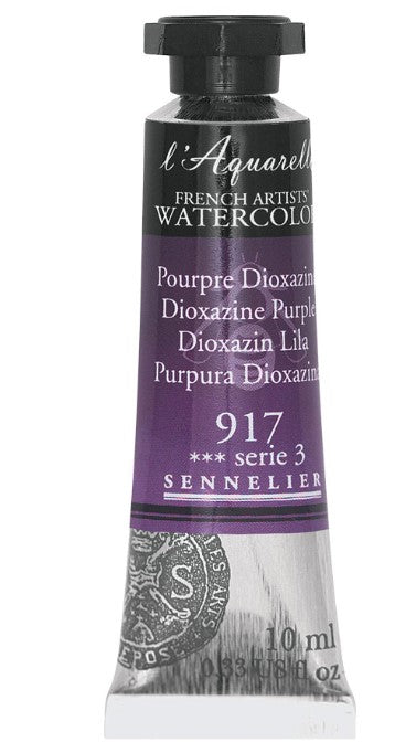 SENNELIER FRENCH ARTIST WATER COLOUR 10 ML SR 3 DIOXAZINE PURPLE (917)