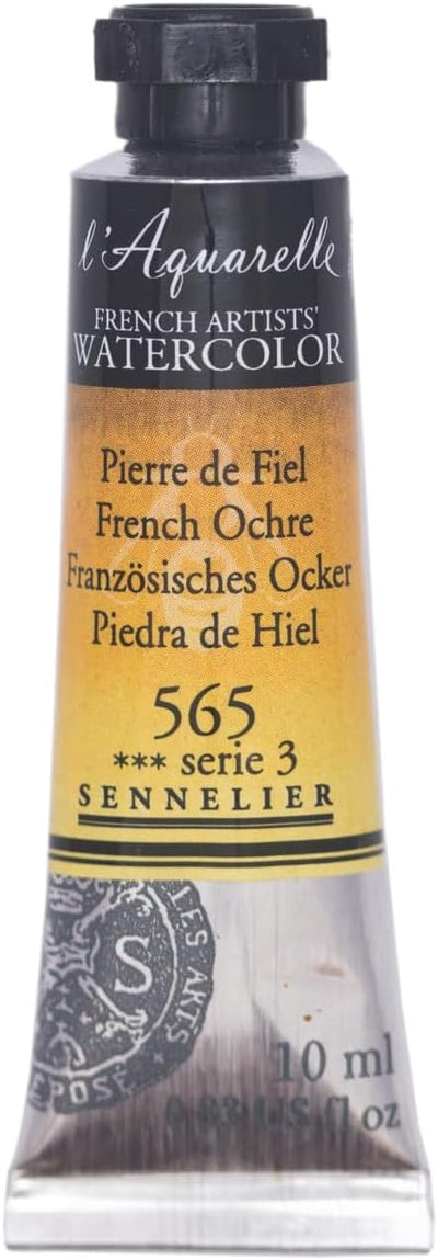 SENNELIER FRENCH ARTIST WATER COLOUR 10 ML SR 3 FRENCH OCHRE (565)