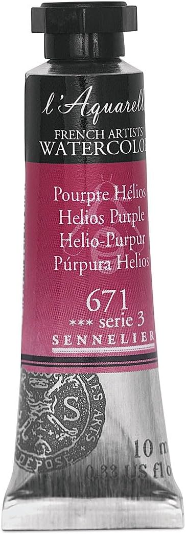 SENNELIER FRENCH ARTIST WATER COLOUR 10 ML SR 3 HELIOS PURPLE (671)