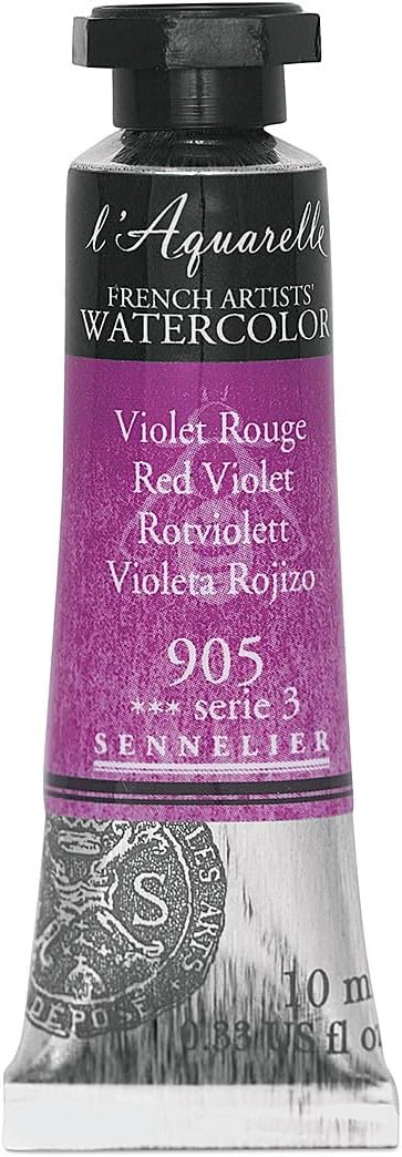 SENNELIER FRENCH ARTIST WATER COLOUR 10 ML SR 3 RED VIOLET (905)