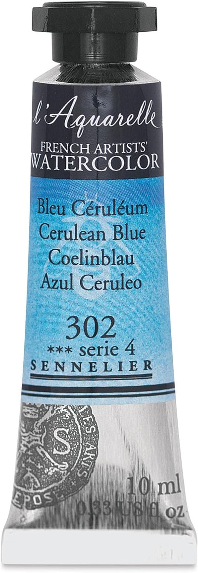 SENNELIER FRENCH ARTIST WATER COLOUR 10 ML SR 4 CERULEAN BLUE (302)