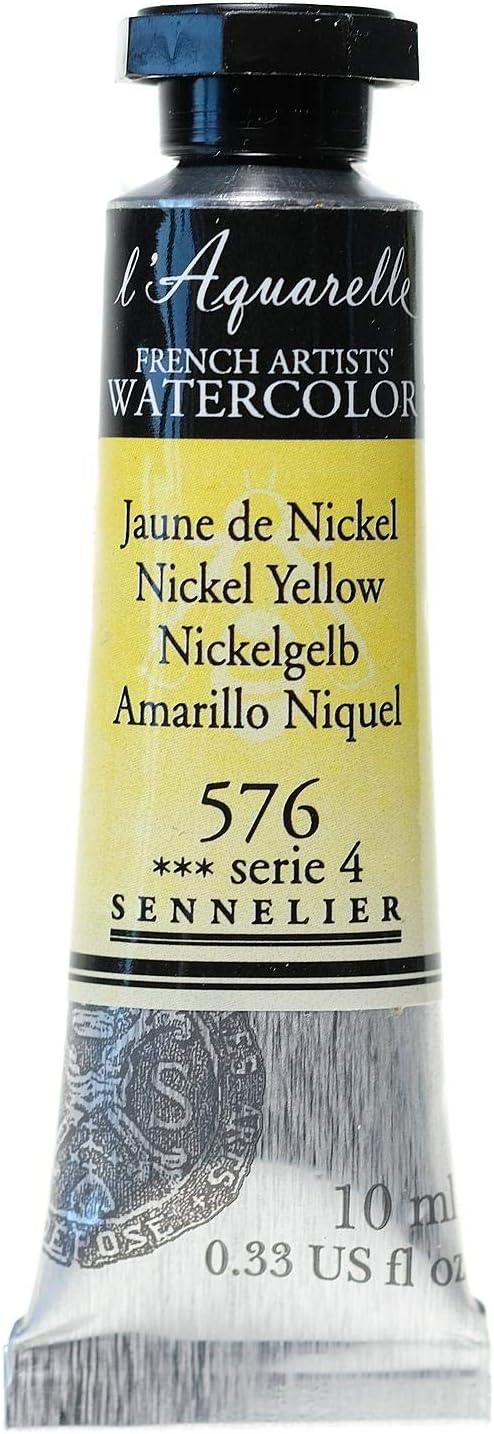 SENNELIER FRENCH ARTIST WATER COLOUR 10 ML SR 4 NICKEL YELLOW (576)