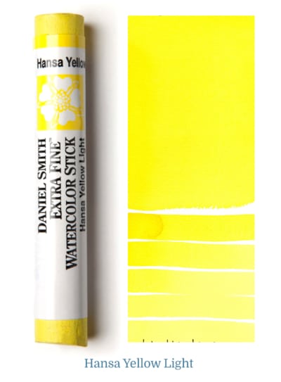 DANIEL SMITH EXTRA FINE WATER COLOUR STICK 12 ML HANSA YELLOW LIGHT (PY 3)