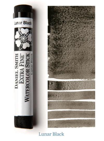 DANIEL SMITH EXTRA FINE WATER COLOUR STICK 12 ML LUNAR BLACK (PBK 11)