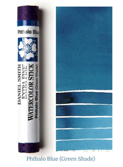 DANIEL SMITH EXTRA FINE WATER COLOUR STICK 12 ML PHTHALO BLUE GREEN SHADE (PB 15)