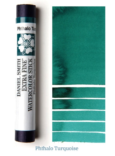 DANIEL SMITH EXTRA FINE WATER COLOUR STICK 12 ML PHTHALO TURQUOISE (PB 15, PG 36)