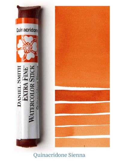 DANIEL SMITH EXTRA FINE WATER COLOUR STICK 12 ML QUINACRIDONE SIENNA (PO 48, PY 150, PR 209)