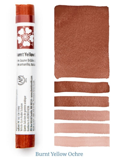 DANIEL SMITH EXTRA FINE WATER COLOUR STICK 12 ML BURNT YELLOW OCHRE (-)