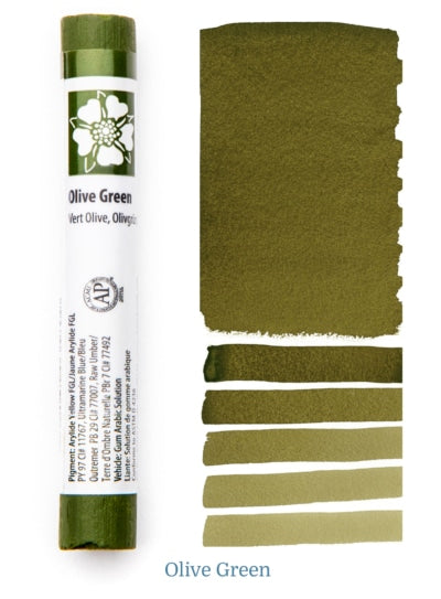 DANIEL SMITH EXTRA FINE WATER COLOUR STICK 12 ML OLIVE GREEN (-)