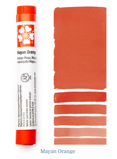 DANIEL SMITH EXTRA FINE WATER COLOUR STICK 12 ML MAYAN ORANGE (-)