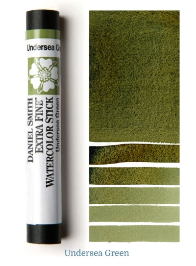 DANIEL SMITH EXTRA FINE WATER COLOUR STICK 12 ML UNDER SEA GREEN (PB 29, PO 48, PY 150)