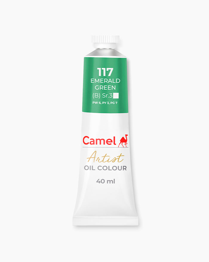 CAMEL ARTIST OIL COLOUR 40ML SR3 EMRALD GREEN (115117)