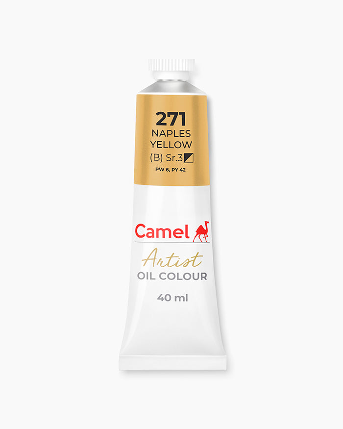 CAMEL ARTIST OIL COLOUR 40ML SR3 NAPLES YELLOW (115271)