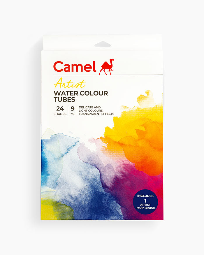 CAMEL ARTIST WATER COLOR TUBES SET OF 24 X 9 ML (1305733)