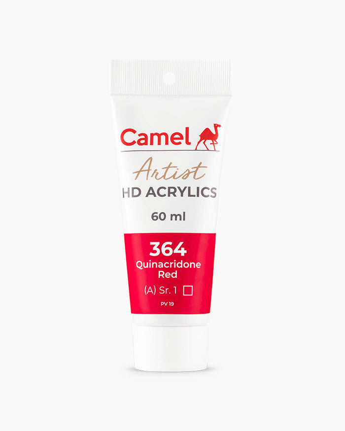 CAMEL ARTIST HD ACRYLIC COLOUR 60 ML SR 1 QUINACRIDONE RED (2719364)