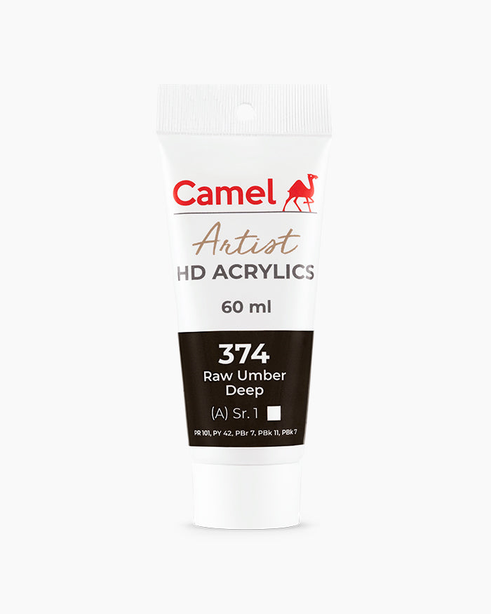 CAMEL ARTIST HD ACRYLIC COLOUR 60 ML SR 1 RAW UMBER DEEP (2719374)