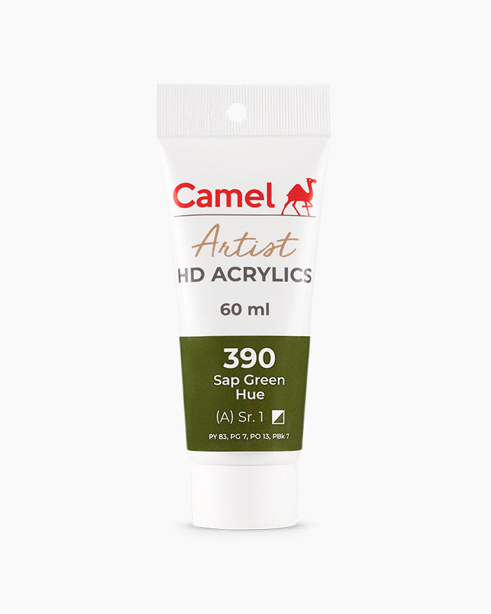 CAMEL ARTIST HD ACRYLIC COLOUR 60 ML SR 1 SAP GREEN HUE (2719390)