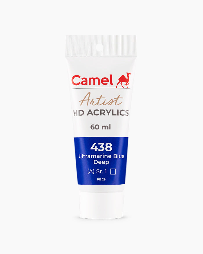 CAMEL ARTIST HD ACRYLIC COLOUR 60 ML SR 1 ULTRA MARINE BLUE DEEP (2719438)