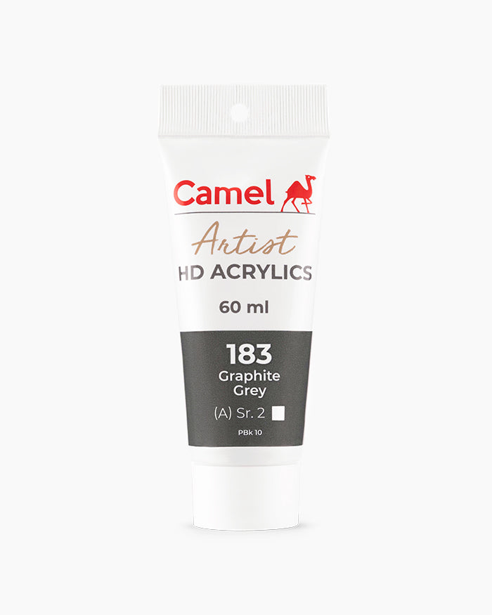 CAMEL ARTIST HD ACRYLIC COLOUR 60 ML SR 2 GRAPHITE GREY (2719183)