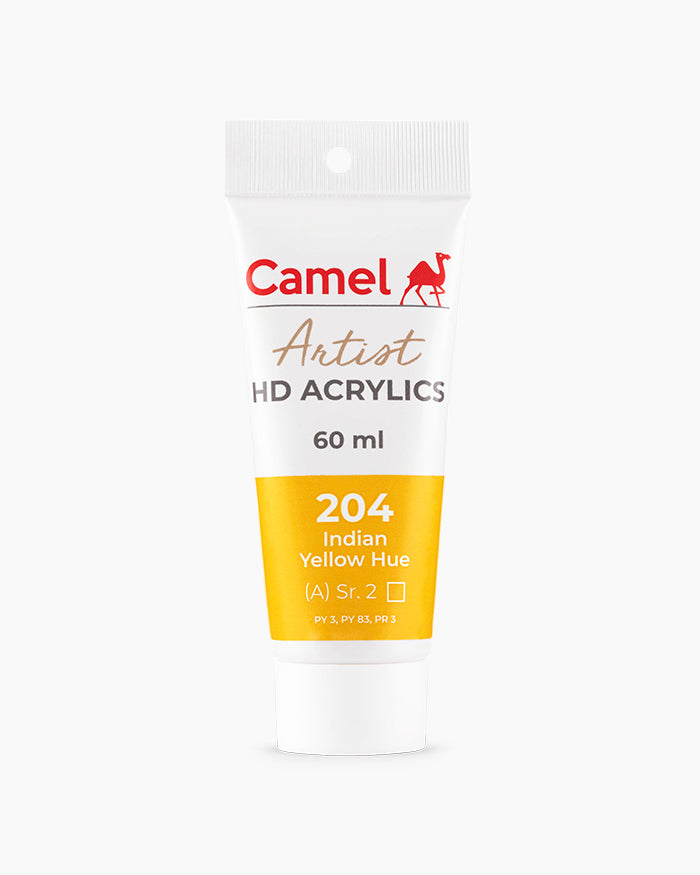 CAMEL ARTIST HD ACRYLIC COLOUR 60 ML SR 2 INDIAN YELLOW HUE (2719204)