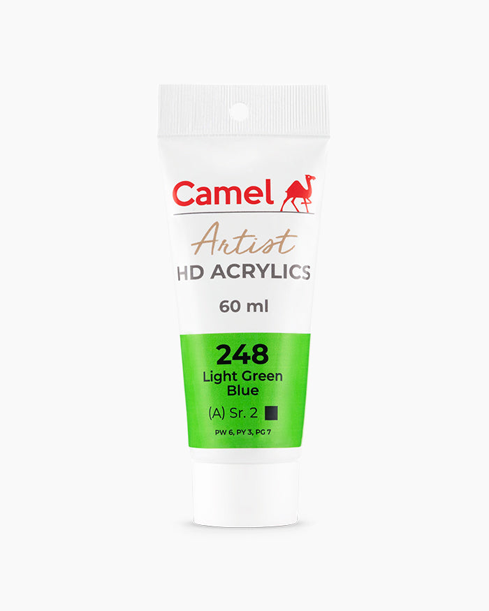 CAMEL ARTIST HD ACRYLIC COLOUR 60 ML SR 2 LIGHT GREEN BLUE (2719248)