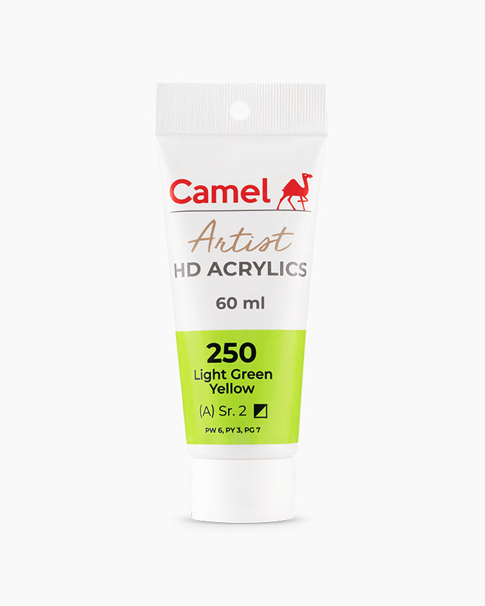 CAMEL ARTIST HD ACRYLIC COLOUR 60 ML SR 2 LIGHT GREEN YELLOW (2719250)