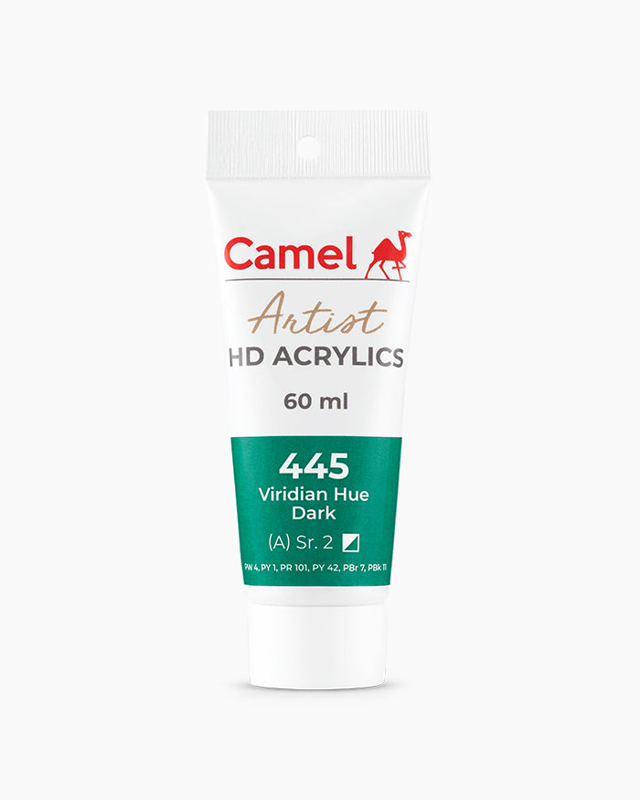 CAMEL ARTIST HD ACRYLIC COLOUR 60 ML SR 2 VIRIDIAN HUE DARK (2719445)