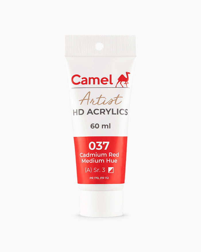 CAMEL ARTIST HD ACRYLIC COLOUR 60 ML SR 3 CADMIUM RED MED HUE (2719037)