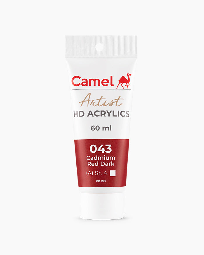 CAMEL ARTIST HD ACRYLIC COLOUR 60 ML SR 4 CADMIUM RED DARK (2719043)