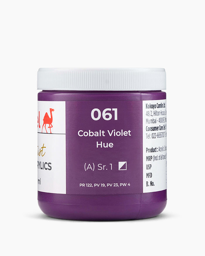 CAMEL ARTIST HD ACRYLIC COLOUR 250 ML SR 1 COBALT VIOLET HUE (2732061)