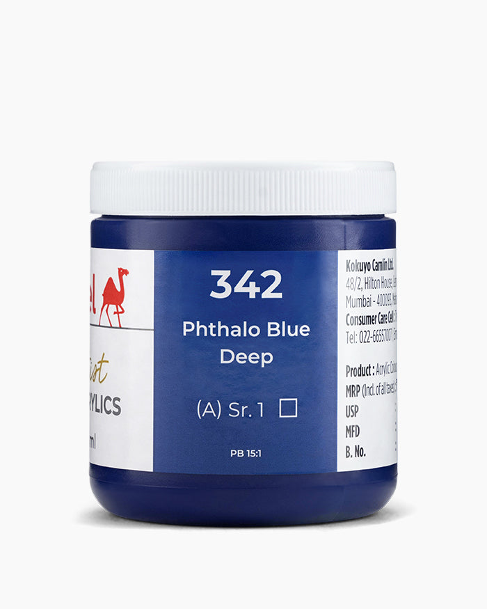 CAMEL ARTIST HD ACRYLIC COLOUR 250 ML SR 1 PHTHALO BLUE DEEP (2732342)