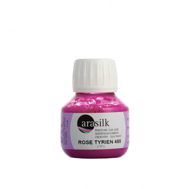 ARASILK SILK COLOURS 50 ML TYRIAN PINK (488)