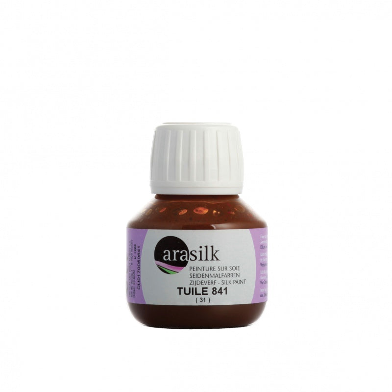 ARASILK SILK COLOURS 50 ML TILE-BROWN (841)