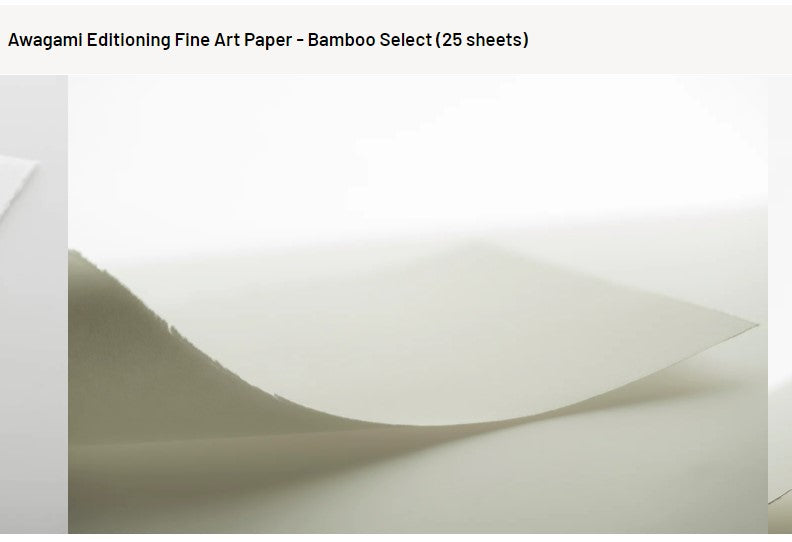 AWAGAMI BAMBOO SELECT SHEET 170 GSM 52 cm x 43 cm (213524200)