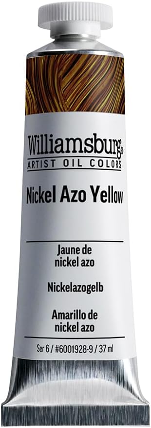 Williamsburg Oil Colour 37 ML SR 6 Nickel Azo Yellow (6001928-9)