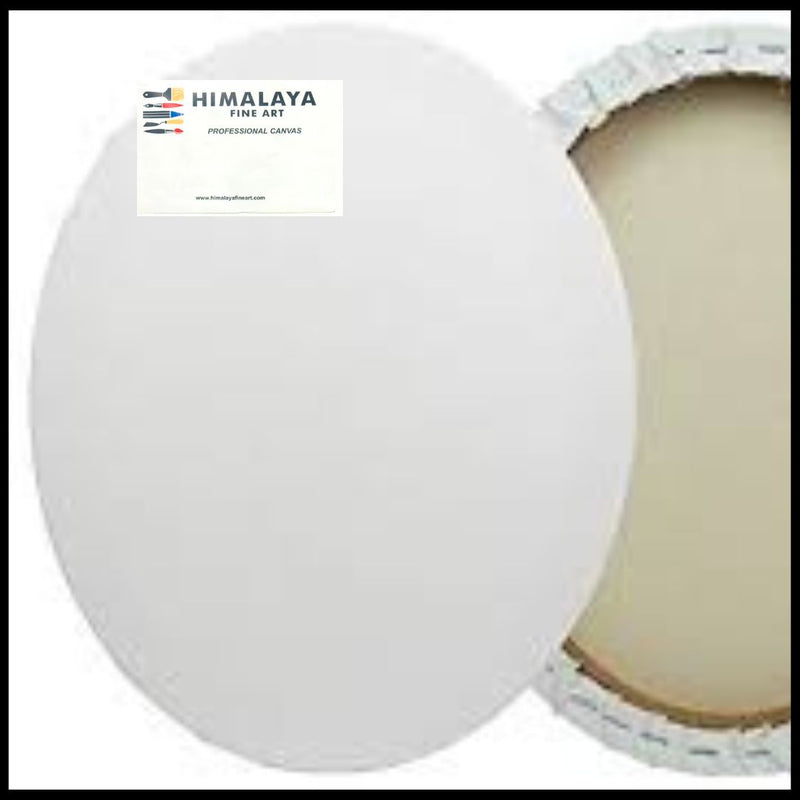 HIMALAYA STRETCHED OVAL CANVAS 12" X 16"