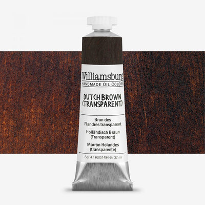 Williamsburg Oil Colour 37 ML SR 4 Dutch Brown Transparent (6001494-9)