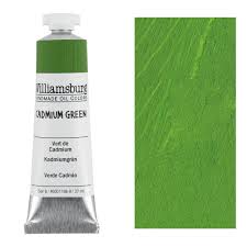 Williamsburg Oil Colour 37 ML SR 6 Cadmium Green (6001186-9)