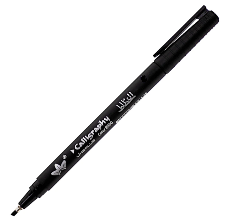 LINEPLUS CALLIGRAPHY PEN BLACK 3MM