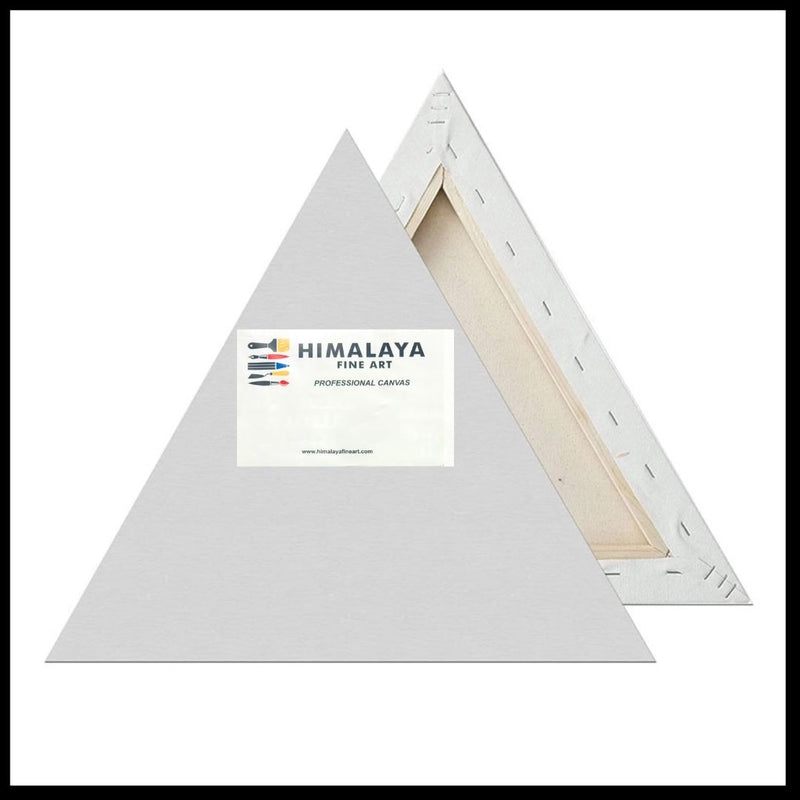 HIMALAYA STRETCHED TRIANGULAR CANVAS 12"