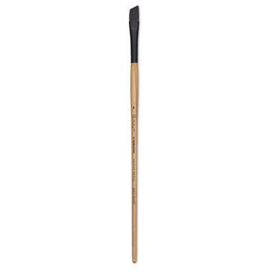 PRINCETON CATALYST SR 6400 LONG HANDLE ANGLE BRIGHT BRUSH FOR ACRYLIC/OIL 6