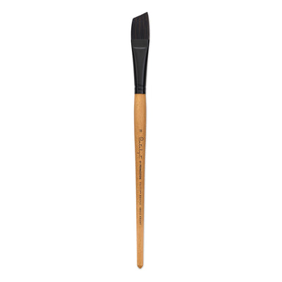 PRINCETON CATALYST SR 6400 LONG HANDLE ANGLE BRIGHT BRUSH FOR ACRYLIC/OIL 12