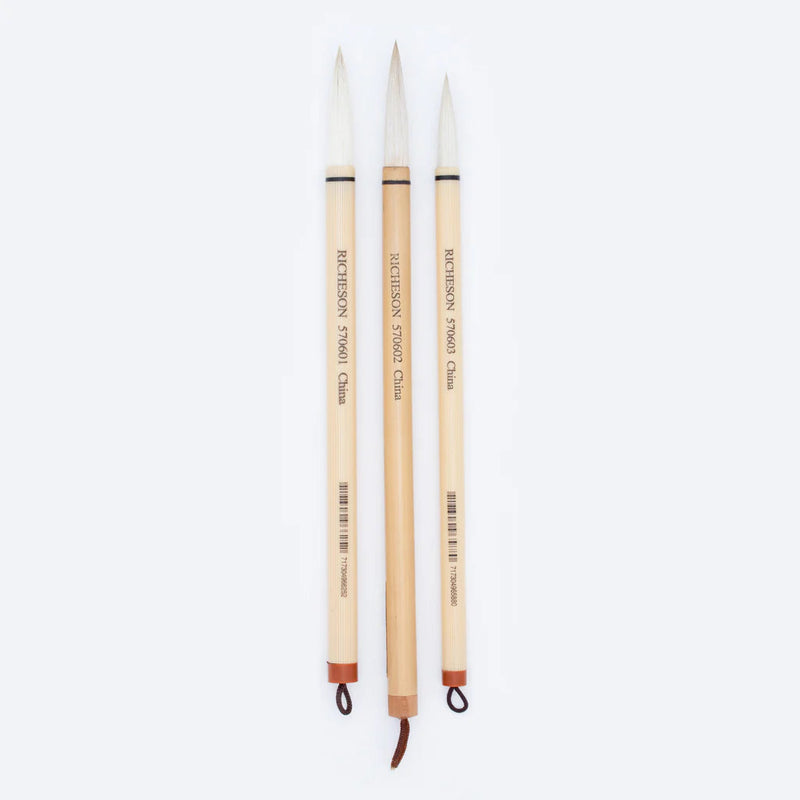 JACK RICHESON CALLIGRAPHY  WHITE BRISTLE BRUSH BAMBOO NO 1