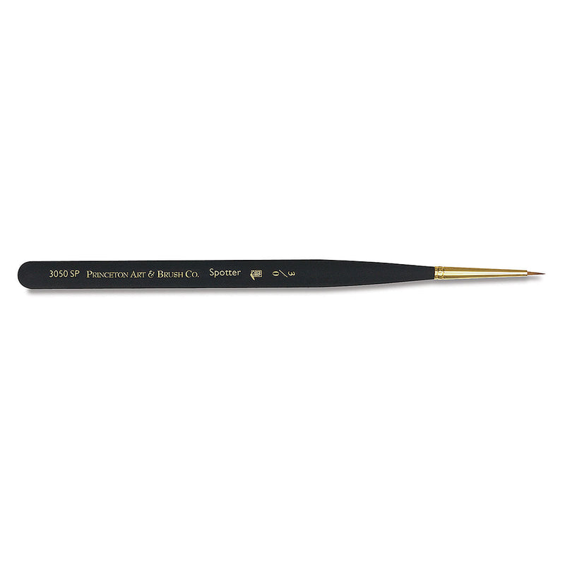 PRINCETON MINI-DETAILER SYNTHETIC SHORT HANDLE SPOTTER NO. 3/0